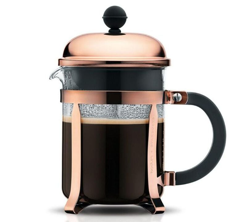 Bodum Cafetiere Chambord in Copper - 4 cups or 500ml image number 0