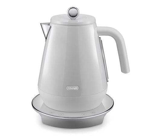Bouilloire &agrave; temp&eacute;rature r&eacute;glable Eclettica KBY2011.W blanche - DELONGHI