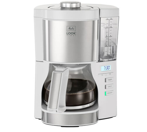 Cafeti&egrave;re blanche Melitta Look V Timer blanc 1025-07
