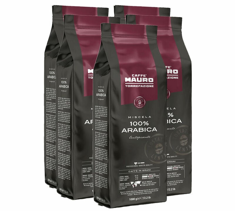 5 Kg Caf&eacute; en grain 100% Arabica Centopercento - Caffe Mauro image number 0