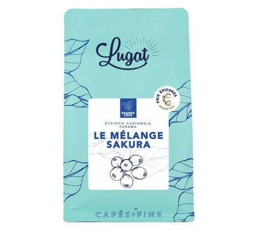 250 g - Caf&eacute; en grain - Le M&eacute;lange Sakura - LUGAT