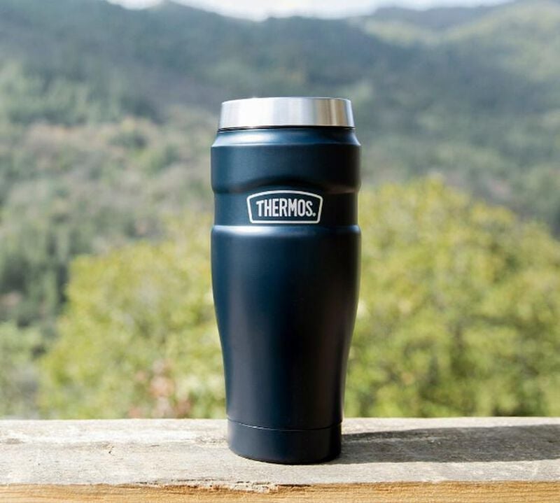 Thermos King Stainless Steel Insulated Tumbler Dark Blue - 470ml image number 3