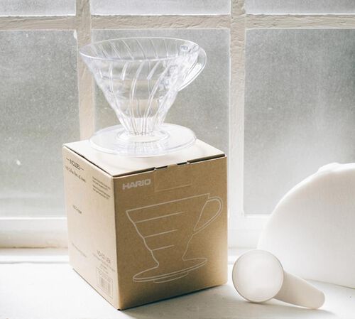 Dripper HARIO VDR-02 Transparent - 4 tasses image number 3