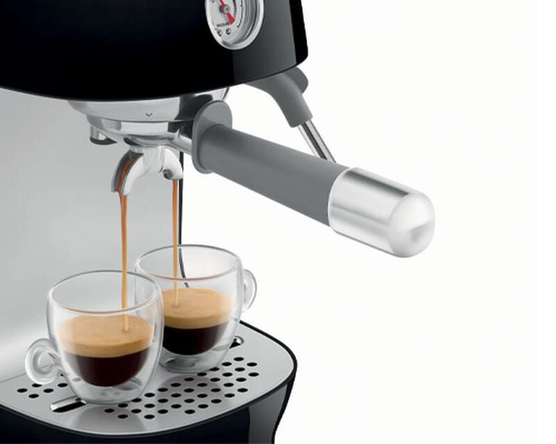 Smeg - Siebtr&auml;germaschine ECF03BLEU - Schwarz mit Cold Brew-Funktion image number 3
