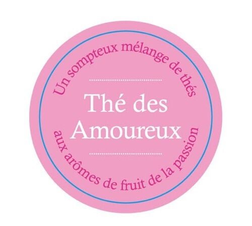 Lot de 2 Th&eacute;s Verts & Noirs Th&eacute; Des Amoureux - 40 sachets - COMPTOIR FRAN&Ccedil;AIS DU TH&Eacute; image number 2