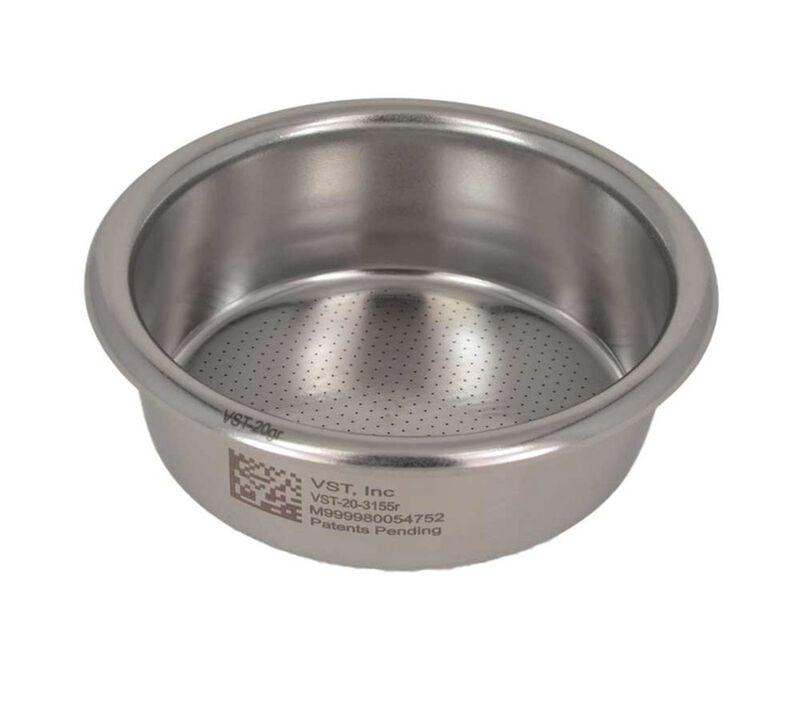 Filtre simple 2 tasses VST Haute Pr&eacute;cision 18g Ridgeless 58mm pour machine expresso image number 0