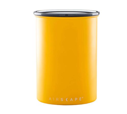 Bo&icirc;te de conservation m&eacute;tal jaune mat 500 gr - Airscape
