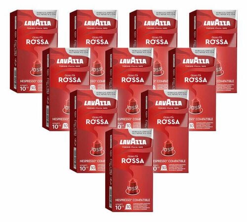 300 Nespresso* Original Compatible Capsules Qualita Rossa &ndash; LAVAZZA