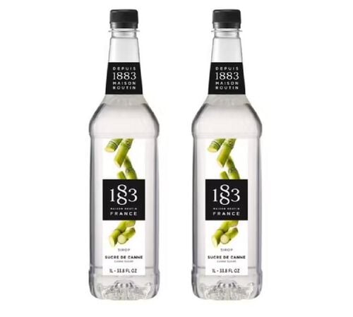 Sirop 1883 Routin Sucre de Canne - Bouteille Plastique - 2 x 1 L