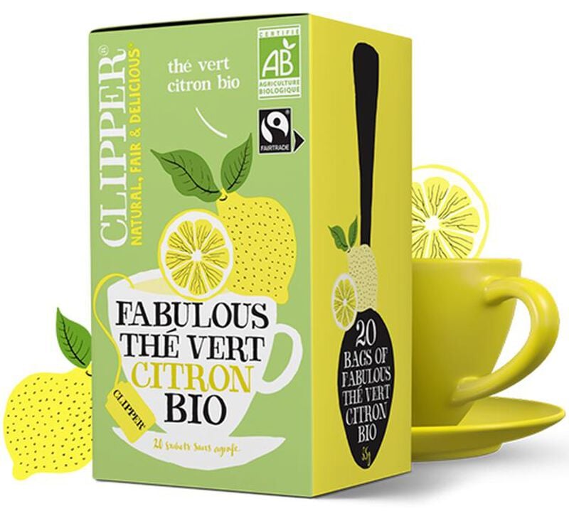 Clipper Organic Lemon Green Tea - 20 bags image number 1