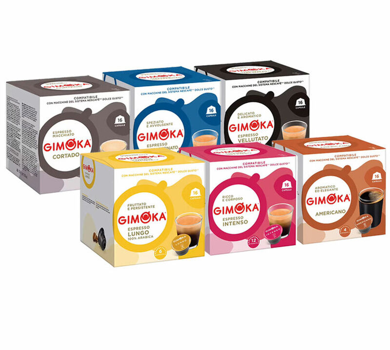 Pack d&eacute;couverte 96 capsules compatibles Nescafe* Dolce Gusto* - Gimoka image number 0