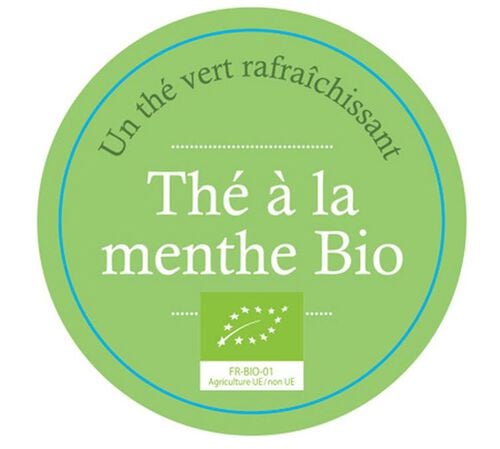 Gr&uuml;ner Tee Bio Minze lose 100 g - Comptoir Fran&ccedil;ais du Th&eacute; image number 1