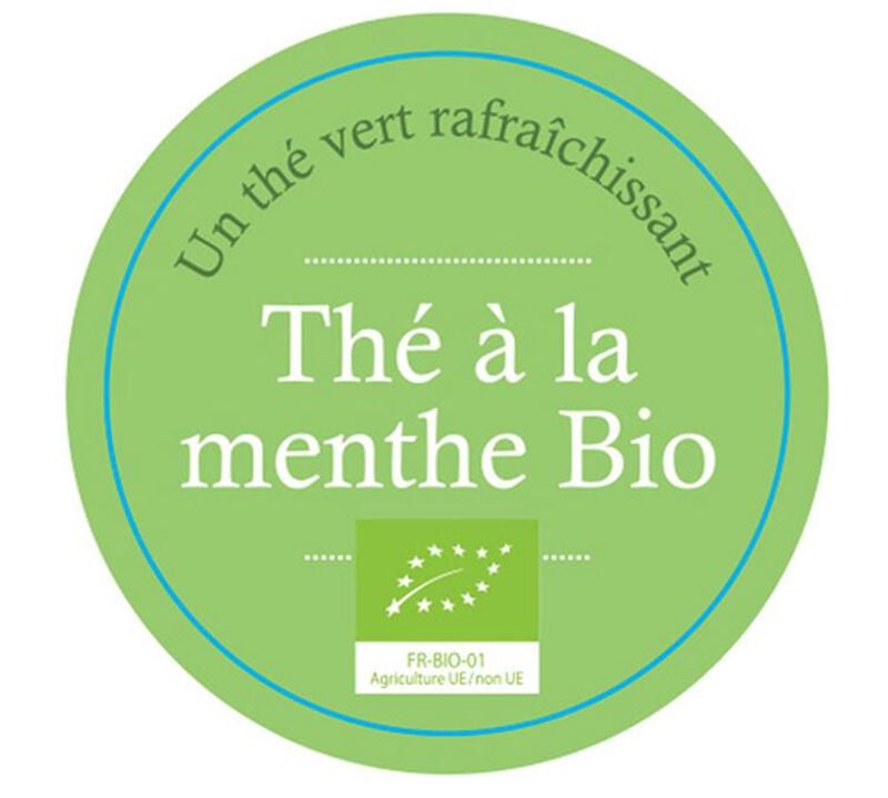 Gr&uuml;ner Tee Bio Minze lose 100 g - Comptoir Fran&ccedil;ais du Th&eacute; image number 1