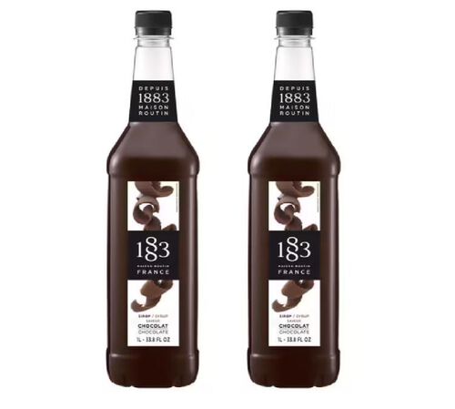 Sirop 1883 Routin Chocolat - Bouteille Plastique - 2 x 1 L