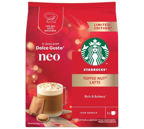 12 - Dosettes Dolce Gusto* Neo - Toffee Nut Latte - STARBUCKS