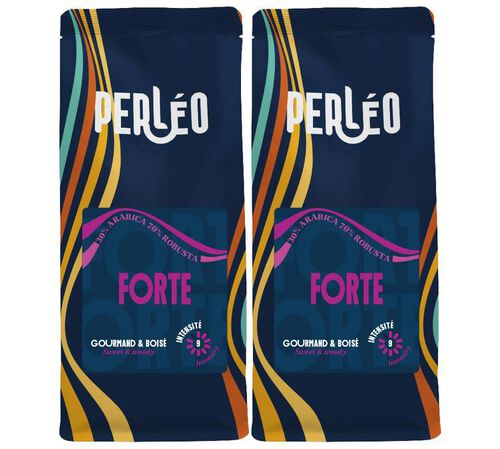 2 x 250 g - Caf&eacute; moulu - Forte - PERL&Eacute;O
