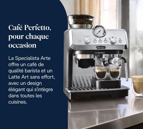 DeLonghi EC9155.MB La Specialista Arte Metal Black + Kit Barista image number 10