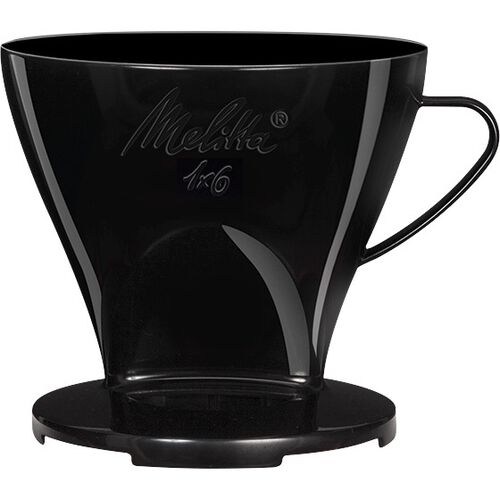 Dripper MELITTA taille 1x6 plastique noir
