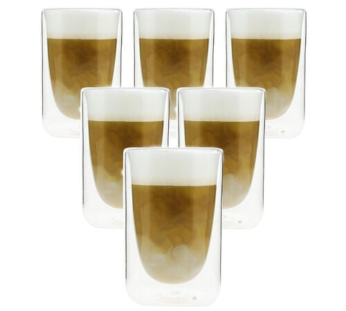 6 doppelwandige Gl&auml;ser Mila 350 ml - Pylano
