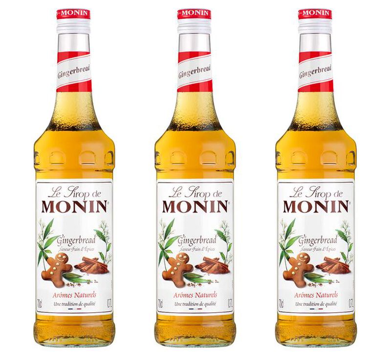 Sirop - Pain d'&eacute;pices - Lot 3 x 70 cl - MONIN image number 0