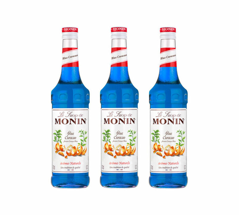 Lot de 3 Sirops Curacao bleu 3 x 70 cl - MONIN image number 0