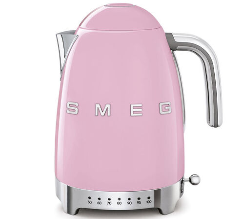 Bouilloire &agrave; temp&eacute;rature r&eacute;glable KLF04PKEU Rose 1.7 L - SMEG