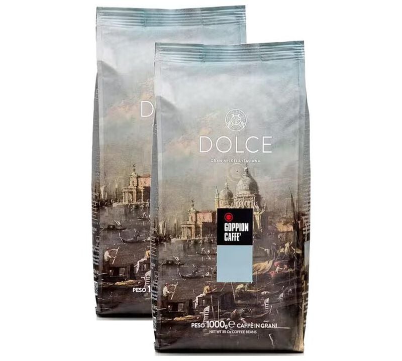 2 x 1 kg - Caf&eacute; en grain - Dolce - GOPPION CAFF&Egrave; image number 0