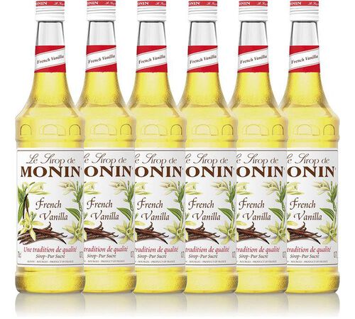 Sirop vanille (french vanilla) + pompe doseuse 6 x 70cl - MONIN