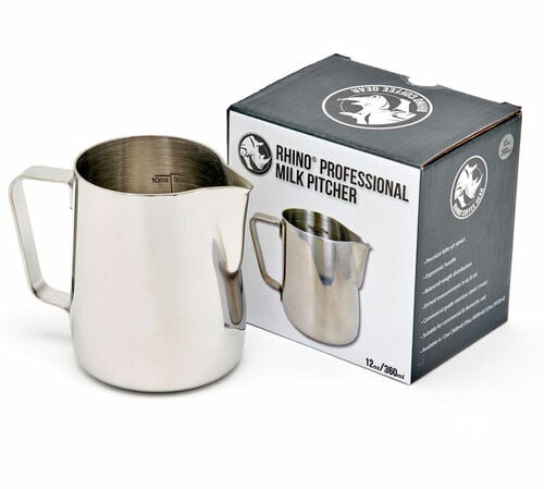 Pichet &agrave; lait gradu&eacute; RHINO COFFEE GEAR 36 cl en inox
