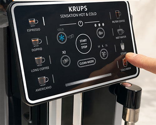 Expresso Broyeur Krups Sensation Hot & Cold EA913HE0 image number 3