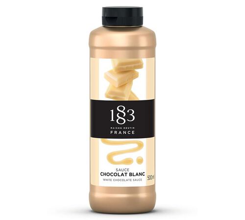 Sauce chocolat blanc 500 ml - 1883 ROUTIN