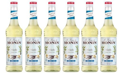 Monin Sirup Vanille ohne Zucker 0,7 L x 6