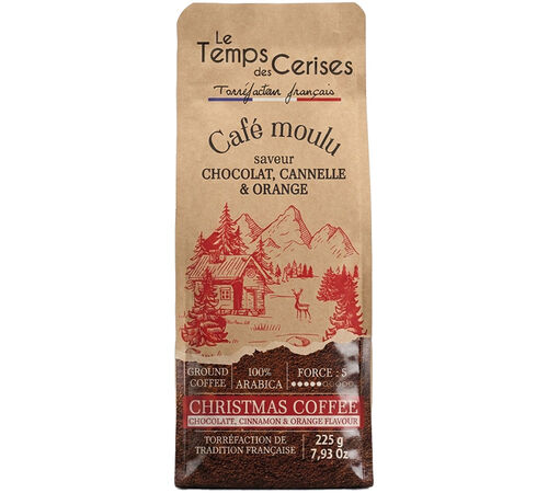 225 g - Caf&eacute; moulu - Caf&eacute; de noel - LE TEMPS DES CERISES