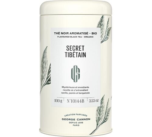 Schwarzer und gr&uuml;ner Jasmintee Teedose 100 g - George Cannon