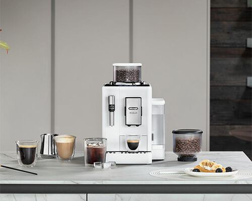 Expresso Broyeur DELONGHI Rivelia FEB 4435.W Blanc Arctique image number 7