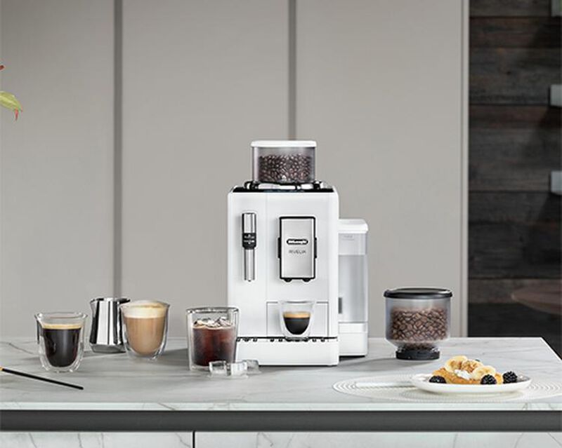 Expresso Broyeur DELONGHI Rivelia FEB 4435.W Blanc Arctique image number 7