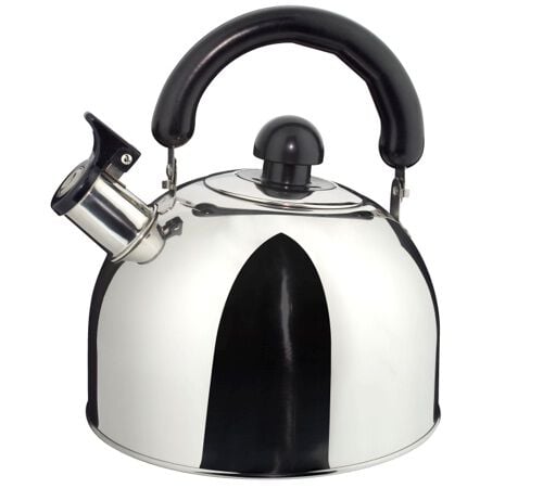 Bouilloire versante ILSA induction &agrave; sifflet en inox 2L