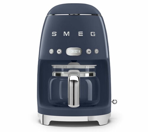 Cafeti&egrave;re filtre programmable SMEG bleu marine DCF02NBEU
