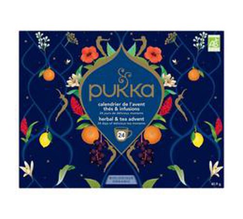 Calendrier de l'Avent th&eacute; et infusion Bio &Eacute;dition 2026 - PUKKA