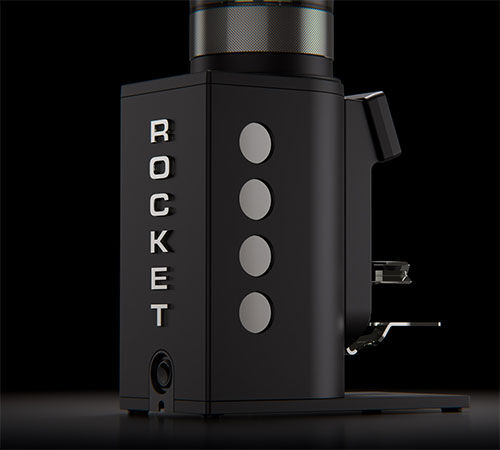 Kaffeem&uuml;hle ROCKET ESPRESSO Gravo schwarz/Chrom image number 3