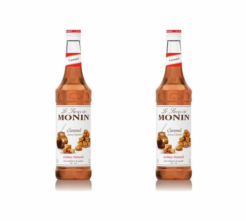 Monin Sirup Karamell - Glasflasche 2 x 70 cl