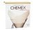 100 Filtres Chemex blancs pour cafeti&egrave;re 6 &agrave; 8 tasses image