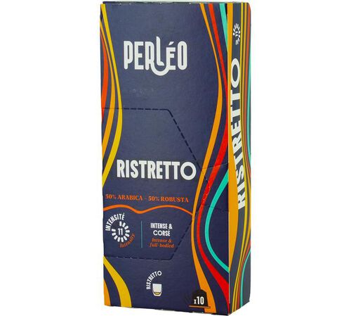 Perl&eacute;o Nespresso* Original Compatible Capsules Ristretto x 10 image number 1