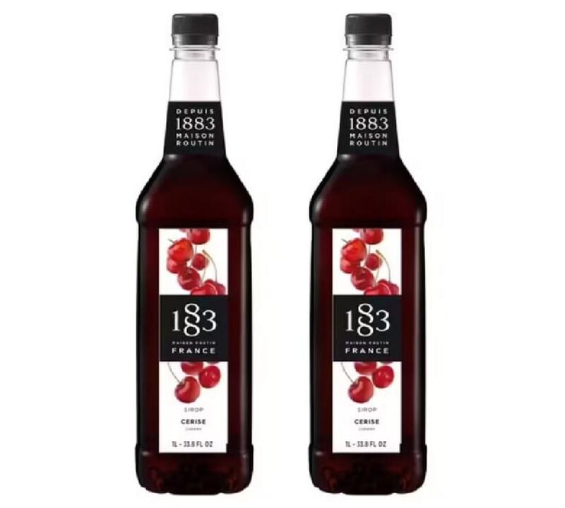 Sirop 1883 Routin Cerise - Bouteille Plastique - 2 x 1 L image number 0