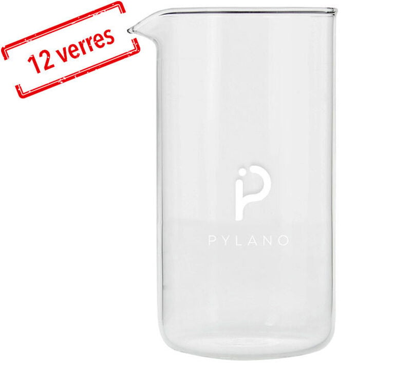 Pylano Verre de rechange pour cafeti&egrave;re &agrave; piston 1L x12 image number 0