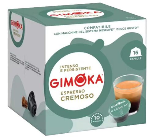 96 capsule compatibili Nescafe* Dolce Gusto* Cremoso &ndash; Gimoka image number 1