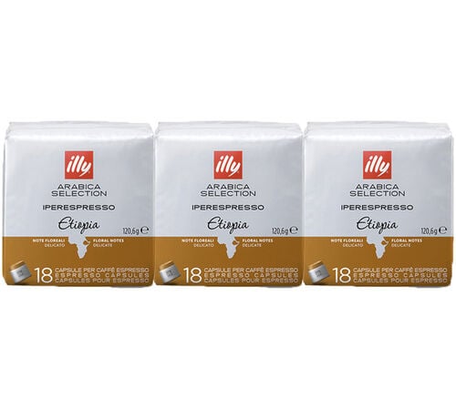 54 Capsules Iperespresso Arabica Selection Ethiopie - Illy