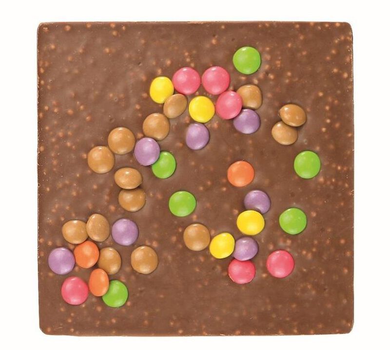Tablette Chocolat au Lait 33% &Eacute;clats de Cr&ecirc;pes Croustillantes & C&eacute;r&eacute;ales - 85 g - MONBANA image number 1