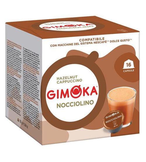 16 capsule compatibili Nescafe* Dolce Gusto* Nocciolino &ndash; Gimoka
