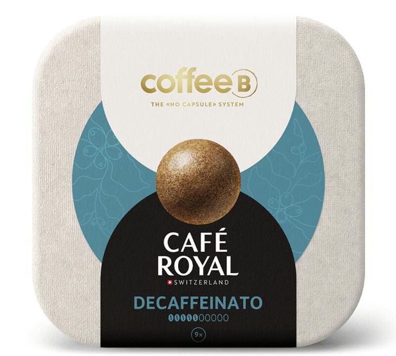 9 Boules de caf&eacute; Decaff&eacute;inato compatible CoffeeB - CAF&Eacute; ROYAL image number 0